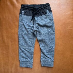 ROCKETS OF AWESOME Double Knee Black and Grey Joggers, Size 3